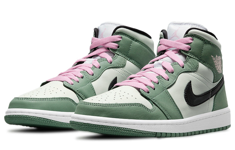 Womens WMNS Air Jordan 1 Mid SE 'Dutch Green' Dutch Green (W) CZ0774-300