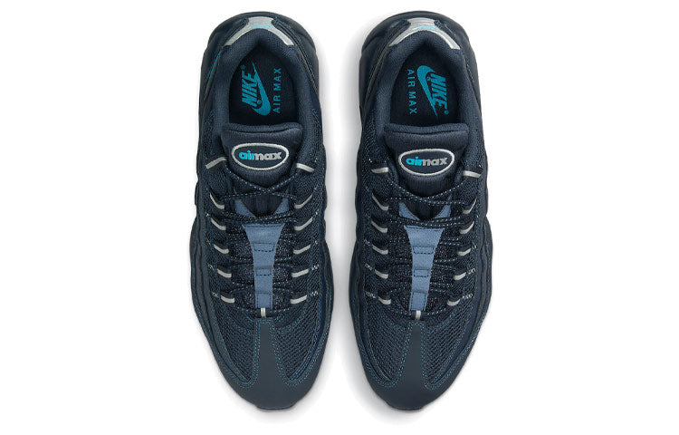 Nike Air Max 95 Essential 'Obsidian' Obsidian/Reflect Silver/Black/Laser Blue DJ6884-400 sneakmarks