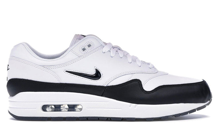 Nike Air Max 1 Premium SC Jewel 'Black Swoosh' White/Black 918354-100 KICKSOVER