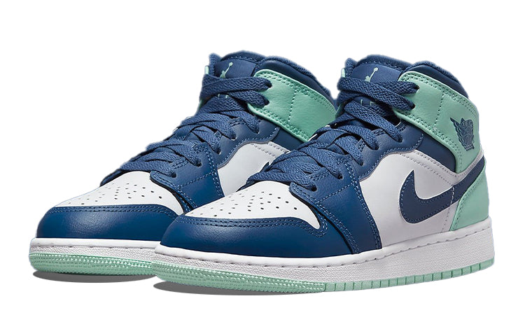 Air Jordan 1 Mid \Blue Mint\ (GS) 554725-413