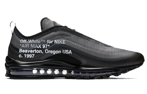 Nike Off-White x Air Max 97 'Black' Black/Cone-Black-White AJ4585-001 sneakmarks