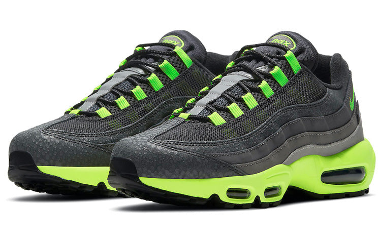 Nike Air Max 95 'Kiss My Airs' Black/Medium Ash/Dark Pewter/Volt DJ4627-001 sneakmarks