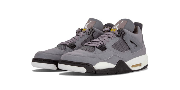 Air Jordan 4 Retro 'Cool Grey' 2004 Cool Grey/Chrome-Dark Charcoal-Varsity Maize 308497-001