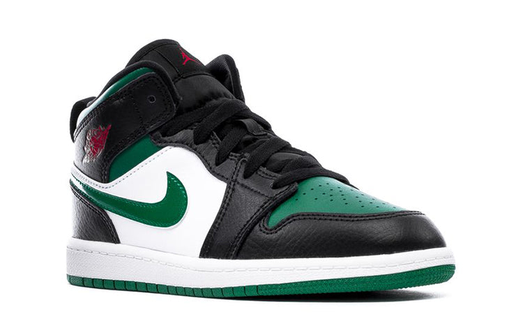 Air Jordan 1 Mid PS 'Black Pine Green' Black/Pine Green/White/Gym Red 640734-067