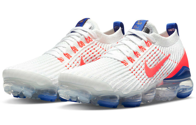 Nike Womens Air VaporMax Flyknit 3 'USA' White/Astronomy Blue/Dark Sulfur/Flash Crimson CZ7994-100 KICKSOVER