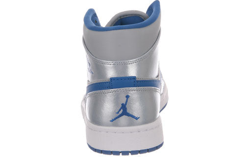 Air Jordan 1 Mid 'Wolf Grey' Wolf Grey/White-Sport Blue 554724-025