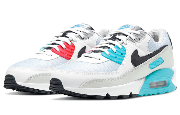 Nike Air Max 90 'Chlorine Blue' White/Iron Grey/Chlorine Blue CV8839-100 KICKSOVER