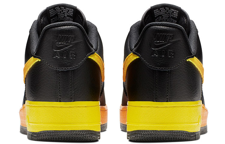 Air Force 1 Low '07 LV8 'Black Orange Peel' Black/Orange Peel-Opti Yellow CJ0524-001 KICKSOVER