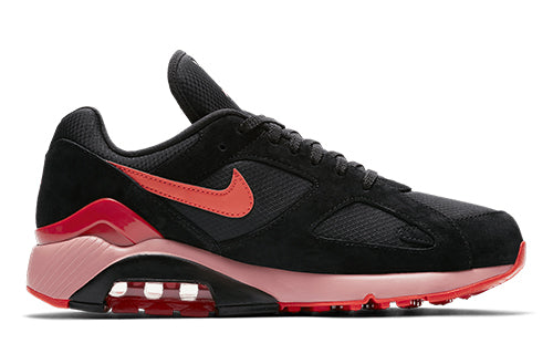 Nike Air Max 180 'Fire' Black/Team Orange-University Red AV3734-001 KICKSOVER