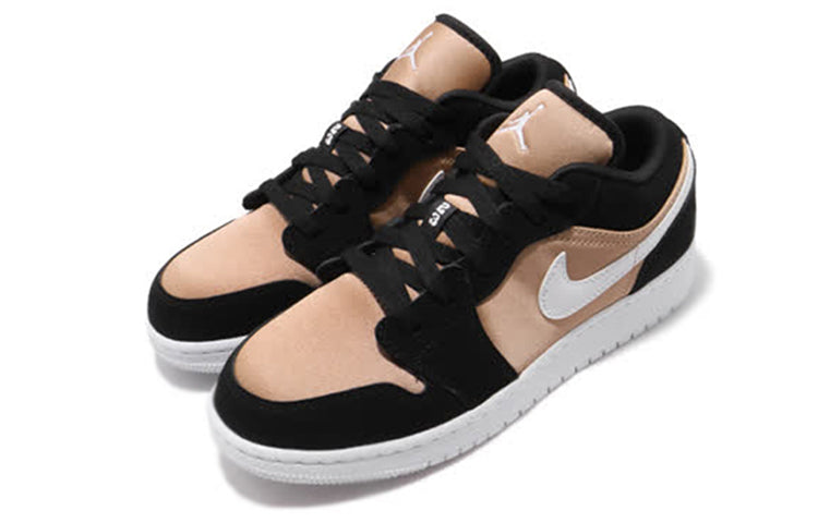 Air Jordan 1 Low GS Black Rose Gold 554723-090