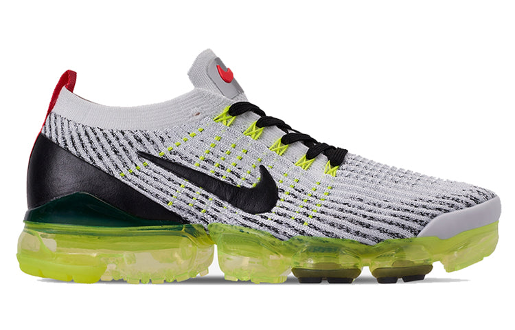 Nike Air VaporMax Flyknit 3 White Black Volt AJ6900-100