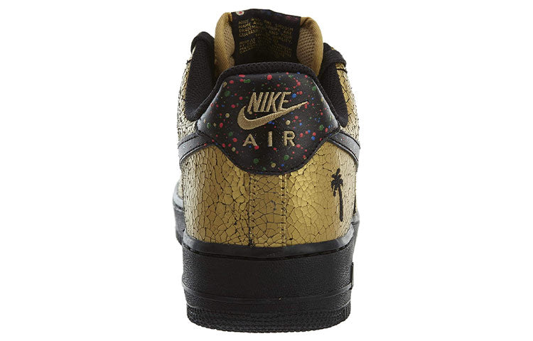 Nike Air Force 1 Low 'Caribana Festival' Metallic Gold/Black-Black-Red Orbit AV3219-700 KICKSOVER