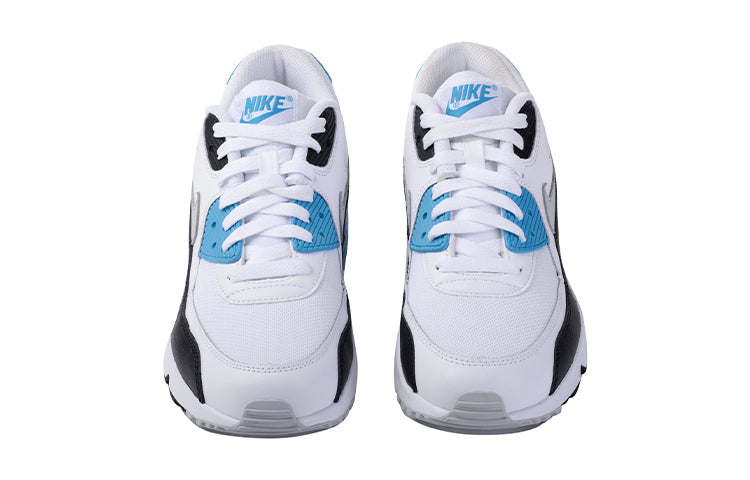 Nike Air Max 90 Mesh GS White Blue Lagoon 833418-101 KICKSOVER