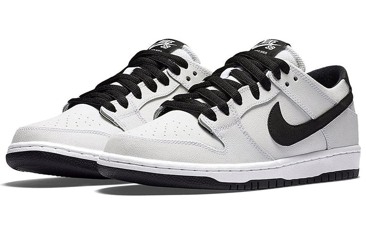 Nike Dunk Low Pro SB Skateboard 'Ishod Wair' White/Black-White 819674-101 sneakmarks