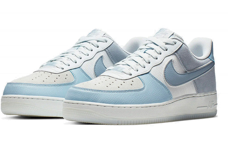 Nike Womens Air Force 1 Low Premium 'Light Armory Blue' Light Armory Blue/Off White/Obsidian Mist 896185-401 KICKSOVER