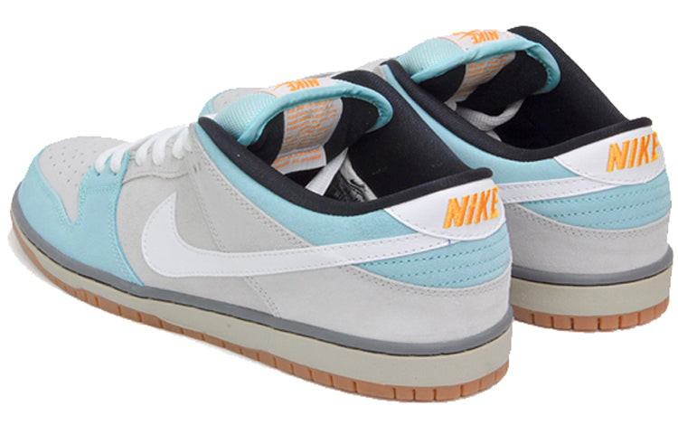 Nike Dunk Low Pro SB Skateboard 'Gulf Of Mexico' Glacier Ice/White-Light Ash Grey 304292-410 sneakmarks