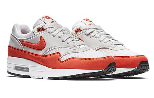 Nike Womens Air Max 1 'Habanero Red' Vast Grey/Habanero Red 319986-035 KICKSOVER