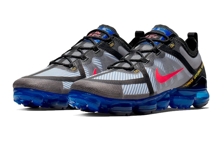 Nike Air VaporMax 2019 'Black Hyper Blue' Black/Bright Crimson-Hyper Blue AR6631-008 KICKSOVER