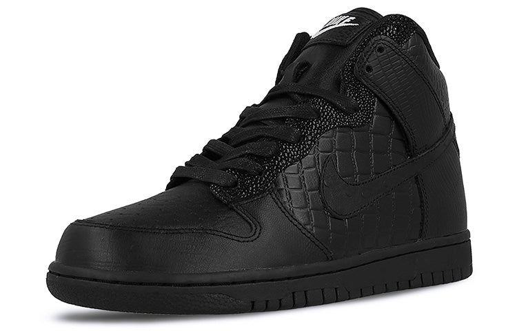 Nike Womens WMNS Dunk High LX 'Black' Black/Black-Ivory 881233-001
