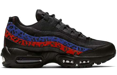 Nike Womens Air Max 95 'Leopard Pack' Black/Black-Habanero Red CD0180-001 sneakmarks