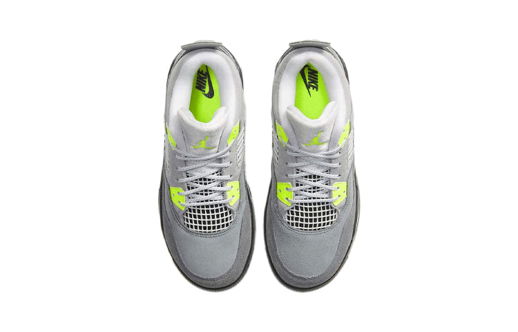 Air Jordan 4 Retro SE PS 'Neon 95' Cool Grey/Volt/Wolf Grey/Anthracite CT5344-007