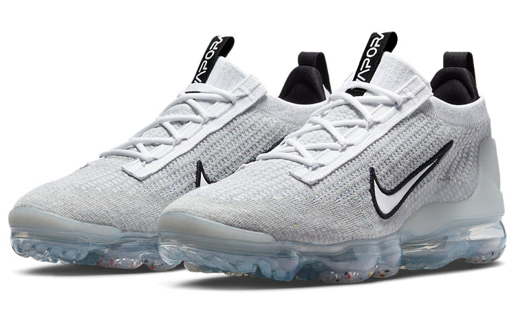 Nike Air Vapormax Flyknit 2021 'Silver' White Black Metallic Silver DH4084-100
