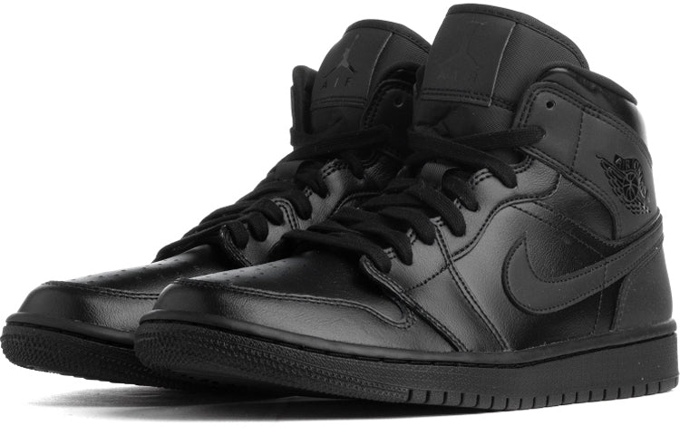 Womens WMNS Air Jordan 1 Mid Triple Black BQ6472-012