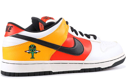 Nike Dunk Low Pro SB Skateboard 'Raygun' Orange Flash/Black-White 304292-802 sneakmarks