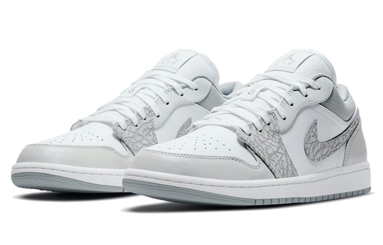 Air Jordan 1 Low Premium 'Elephant Print' Smoke Grey Elephant DH4269-100