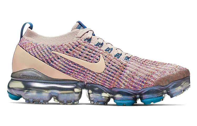 Womens Air VaporMax Flyknit 3 'Multi-Color' Desert Sand/Vivid Purple/Green Abyss/Desert Sand AJ6910-007 KICKSOVER