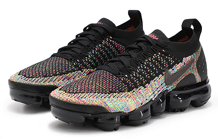 Nike Womens Air VaporMax Flykint 2 Black Multi Color 942843-015