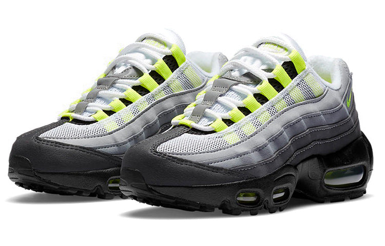 Nike Air Max 95 OG GS 'Neon' 2020 Black/Neon Yellow/Light Graphite CZ0910-001 sneakmarks