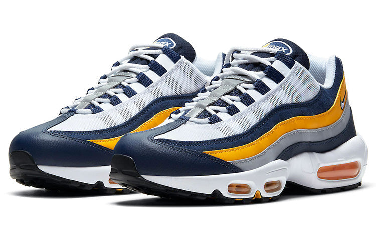 Nike Air Max 95 'Michigan' Midnight Navy/University Gold/Wolf Grey/White CZ0191-400 sneakmarks