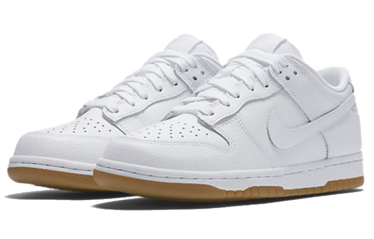 Nike Womens WMNS Dunk Low 'White Gum' White/Pure Platinum/Gum Light Brown/White 311369-100