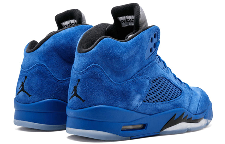 Air Jordan 5 Retro Flight Suit - Blue Suede 136027-401