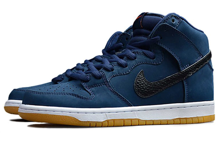 Nike SB Skateboard Dunk High Pro ISO Navy Blue CI2692-401 sneakmarks