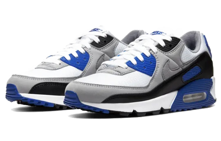 Nike Air Max 90 'Hyper Royal' White/Particle Grey/Hyper Royal/Black CD0881-102 KICKSOVER