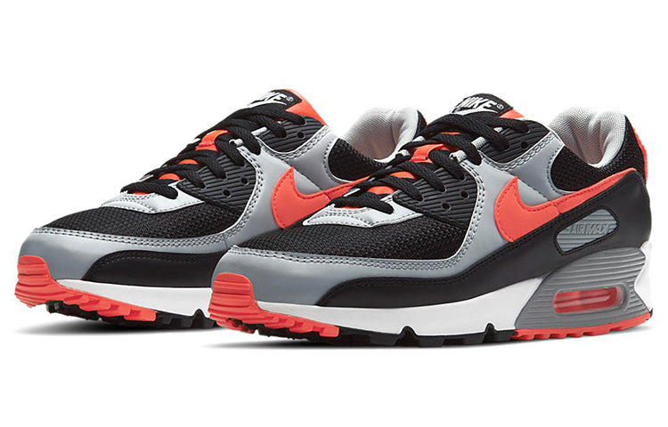 Nike Air Max 90 'Radiant Red' Black/Radiant Red/White/Wolf Grey CZ4222-001 KICKSOVER