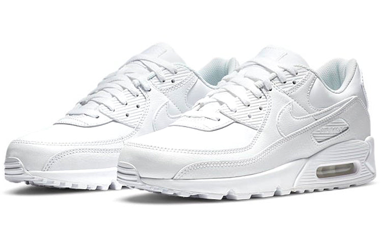 Nike Air Max 90 LTR Leather 'Triple White' White/White/White CZ5594-100 KICKSOVER