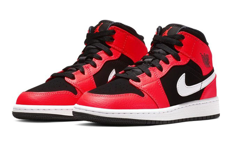 Air Jordan 1 Mid GS Black Infrared 554725-061