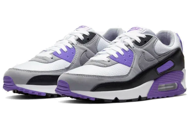 Nike Air Max 90 White Grey Purple CD0881-104 KICKSOVER