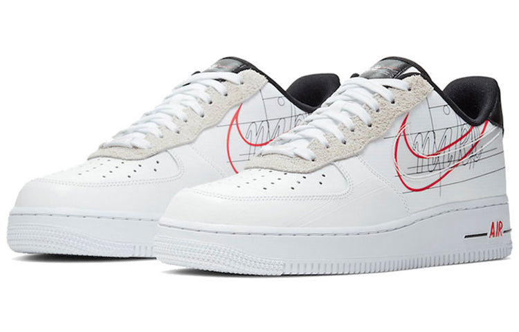 Nike Air Force 1 Low Script Swoosh CK9257-100 KICKSOVER