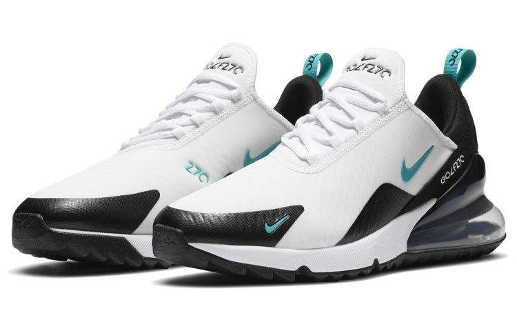 Nike Air Max 270 Golf 'Dusty Cactus' White/Black/Metallic Silver/Dusty Cactus CK6483-100 KICKSOVER