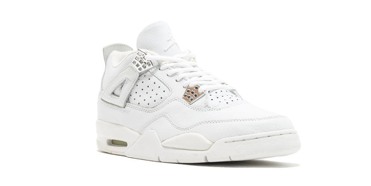 Air Jordan 4 Retro+ 'Bling' 2000 White/White-Chrome 136030-111