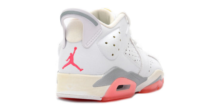 Womens WMNS Air Jordan 6 Retro Low 'Coral Rose' White/Coral Rose 304402-161