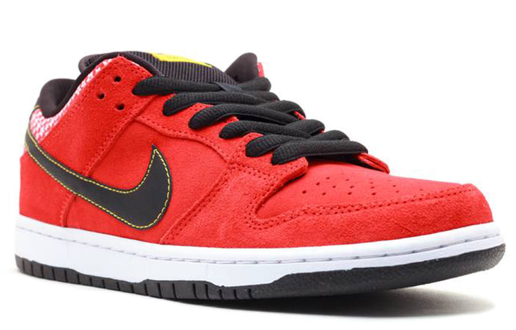 Nike Dunk Low Premium SB Skateboard 'Firecracker' Challenge Red/Black-White 313170-602