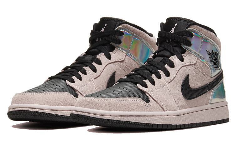 Womens WMNS Air Jordan 1 Mid Iridescent BQ6472-602