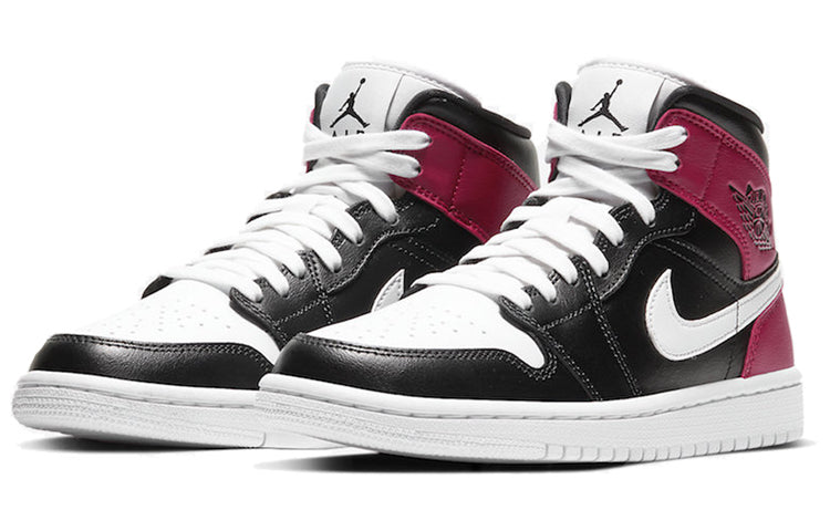 Womens WMNS Air Jordan 1 Mid Noble Red BQ6472-016