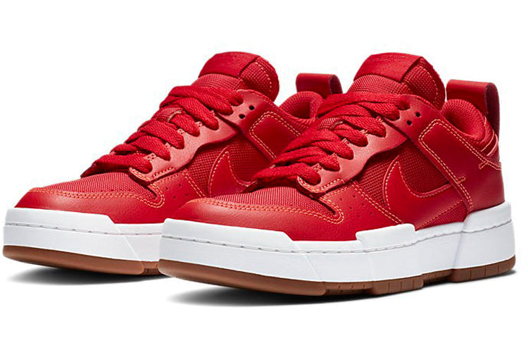 Nike Womens WMNS Dunk Low Disrupt 'Red Gum' Summit White/Gym Red CK6654-600