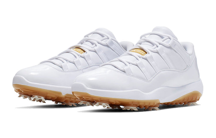 Air Jordan 11 Low Golf 'Metallic Gold' White/Metallic Gold AQ0963-102